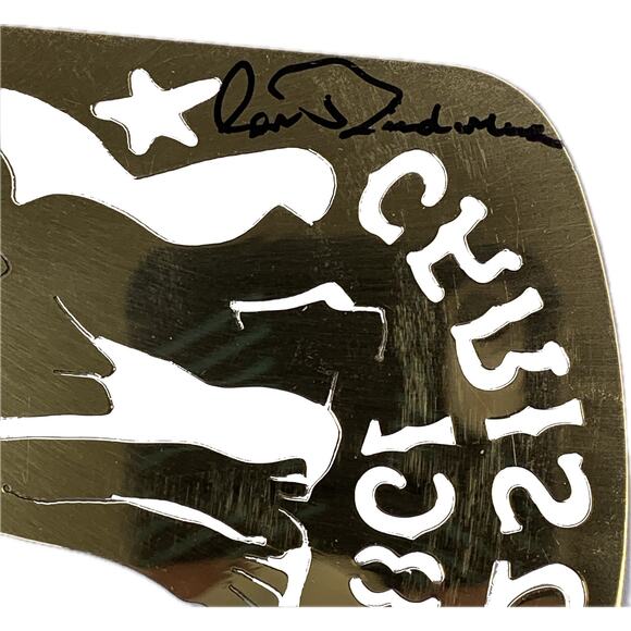 1986 Biedermann Hand-cut Brass Christmas Ornament #17 Boy and Girl‎ Signed - Picture 4 of 6